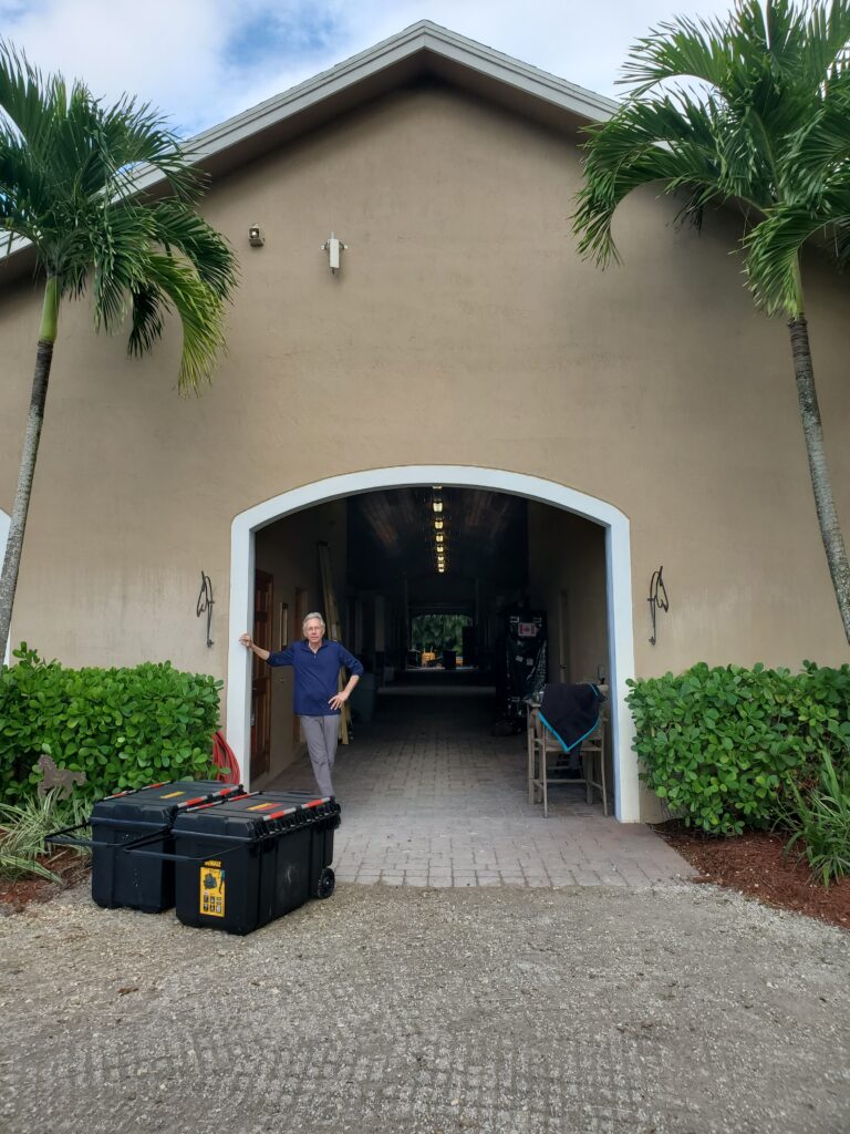 Gary Goldstein at Full Circle Stables in Wellington, Florida.