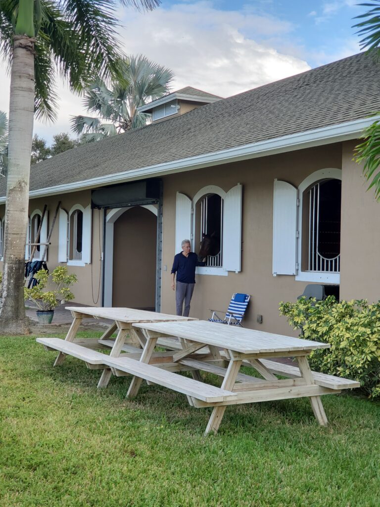 Gary Goldstein at Full Circle Stables in Wellington, Florida.