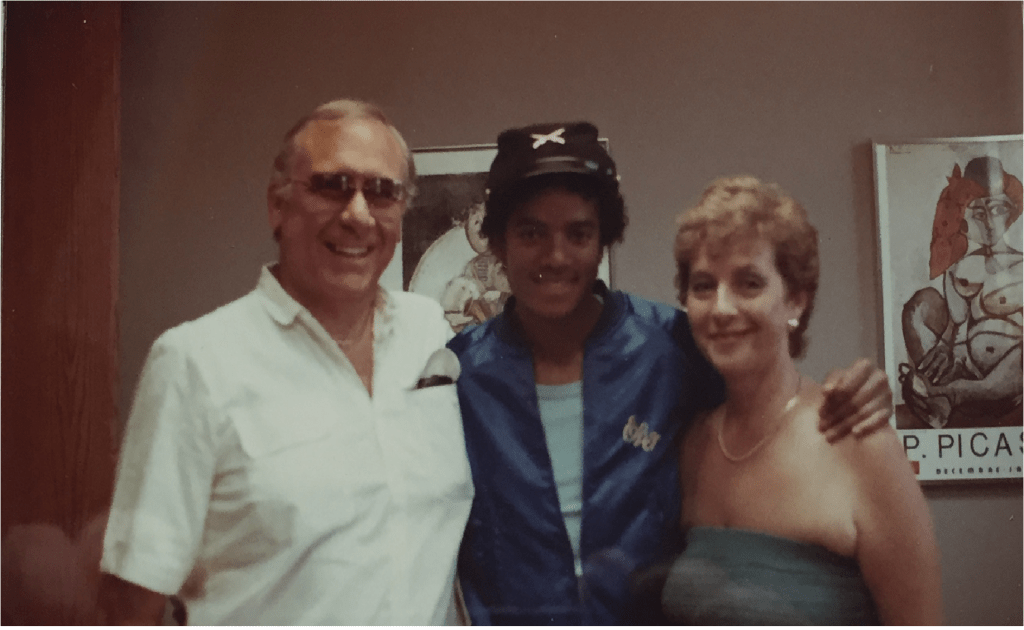 Michael Jackson with Gary Goldstein’s Parents