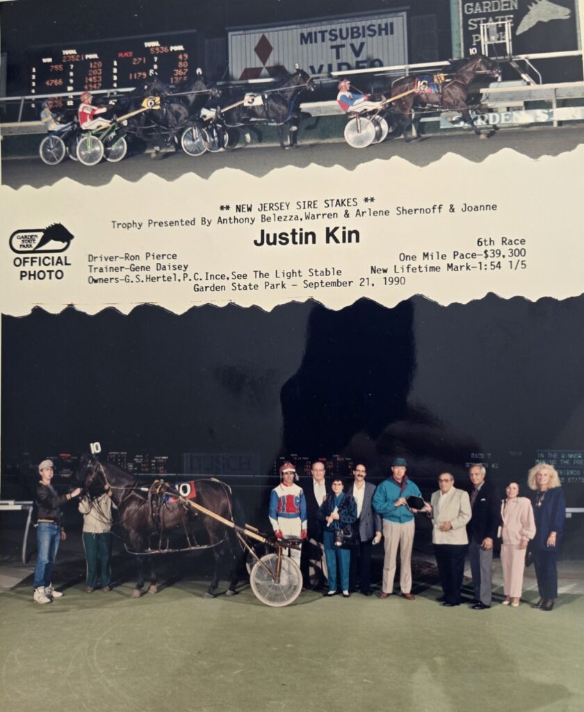 Justin Kin Wins the New Jersey Sire Stakes (Gary Goldstein’s One of Favorite Horse)
