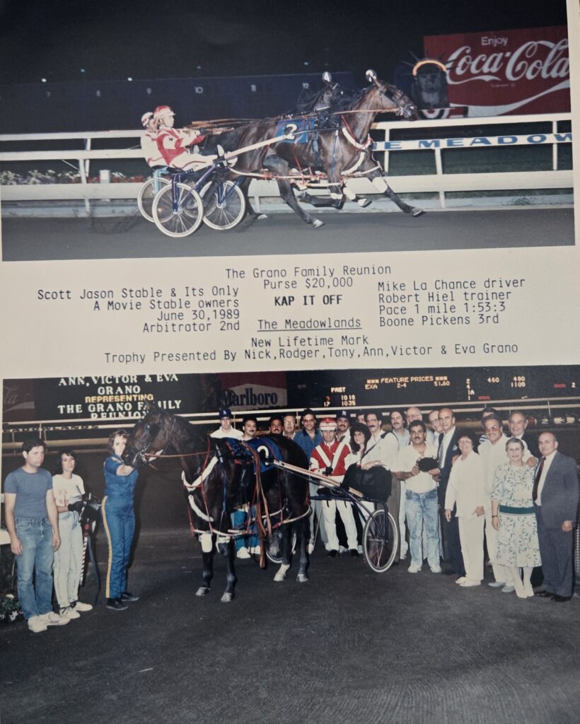 KAP IT OFF Sets New Lifetime Mark Gary Goldstein’s Harness Horse Racing Memories